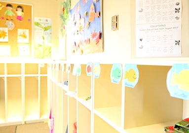 Wooden lockers